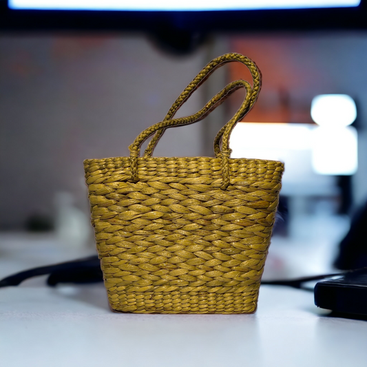 Nature's Elegance Premium Water Hyacinth Bag - Big Size Office bag