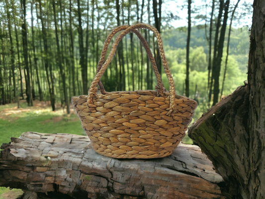 Versatile Elegance: Discover Our Water Hyacinth Basket Cum Bags