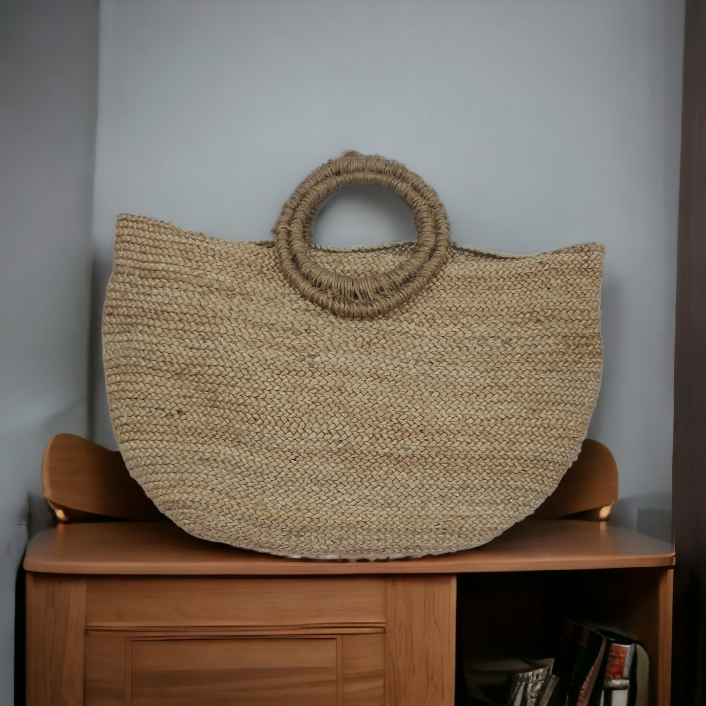 Cane Handle Jute Bags